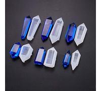 GUMEI 6 Piezas de moldes de Silicona de péndulo, moldes de Resina epoxi de Cono, Piedra de Resina, péndulo de Cristal, Colgante de Columna, Silicona, Molde de Resina UV, Herramientas de joyería