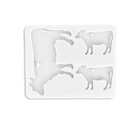 GUMEI Alpaca Family Animal KeychainTortoise Vaca Dinosaurio Resina Molde de Silicona Arte Artesanía
