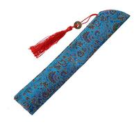 GUMEI Bolsa de Abanico de Mano Chino Plegable de Seda Borla, Soporte a Prueba de Polvo, Funda Protectora, Funda, Estilo Retro