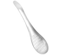 GUMEI Cuchara ralladora de Jengibre V, Cuchara de té de Jengibre de Acero Inoxidable, rallador de ajo, rallador de limón para Cocina casera, Herramienta de Frutas y Verduras