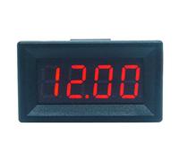 GUMEI DC 0-99.99V (100V) 4 dígitos 0.36 Pulgadas Voltímetro Digital Medidor de Panel de Voltaje de 3 Cables