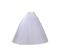 GUMEI Enagua 4 Capas, sin aro, Estilo Largo, Media Falda, Enagua, Vestido de Novia, Forrado, para Mujer, Vestidos de Fiesta, Forro para Juegos de rol