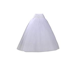 GUMEI Enagua 4 Capas, sin aro, Estilo Largo, Media Falda, Enagua, Vestido de Novia, Forrado, para Mujer, Vestidos de Fiesta, Forro para Juegos de rol