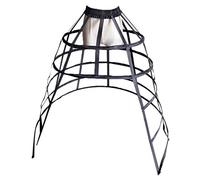 GUMEI Enagua Mujer 5 Aros Volantes Alforja Enagua Jaula de pájaros Crinolina Enagua