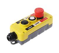 GUMEI Interruptor de botón pulsador Industrial Impermeable, Parada de Emergencia para estación de Control Colgante de grúa eléctrica
