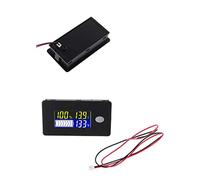 GUMEI Medidor de batería 10-100v Marine RV Capacidad de la batería Monitor de voltios 12V 36V 48V 60V 72V Temperatura de Voltaje de la batería de Litio