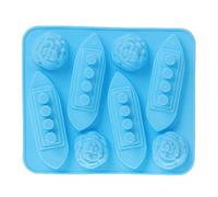 GUMEI Molde de bandejas de Cubitos de Hielo de Silicona, Molde para tallar, Molde de Bricolaje en Forma de Titanic, Herramienta de Cubitos de Hielo Reutilizables para Bebidas de Fiesta