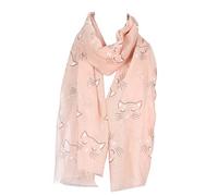 GUMEI - Pañuelo Fino para Mujer Volie con Estampado de Gato y Dibujos Animados Lindo, Protector Solar para la Playa