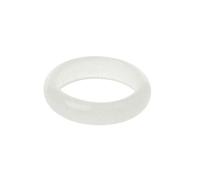 GUMEI RARA Vez 8 mm de Ancho Natural fluorita Piedra Luminosa Que Brilla en el Anillo Oscuro joyería Fina