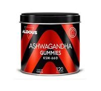 Aldous Bio – Gominolas de Ashwagandha KSM-66 Withania somnífera – Cereza 120 gominolas