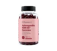 Gummies de Ashwagandha KSM-66® con Vitaminas B6 y B12-1500 mg de Raíz de Ashwagandha (120 mg de Extracto por Gummy) - 120 Gummies Veganas Sabor Cereza - 4 Meses de Suministro - Zenement