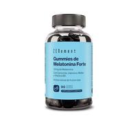 Gummies de Melatonina Forte, 1,9 mg - Con Camomila, Valeriana, Melisa, Saúco y Vitamina B6-90 Gominolas (3 Meses) - Sabor Natural a Frutos Rojos - Sin Gelatina, Veganas, Sin Gluten - Zenement