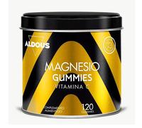 Aldous Bio Gominolas Citrato de Magnesio 225 mg + Vitamina C 45 mg — 120 gominolas, sabor arándano