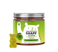 Gummies para el Metabolismo - Burn Baby Burn Shape Vitamin - Con L-Carnitina, Cromo, Extracto de Té Verde, Biotina y Zinc - 30 unidades (1 mes) - Vegano, Sin Azúcar - Bears with Benefits