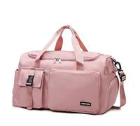 GUMMMY Bolsa deportiva para gimnasio, viajes, seco y húmedo, para mujer, para natación, hombro, fitness, al aire libre, bolsa de viaje de fin de semana, Pink, Talla única