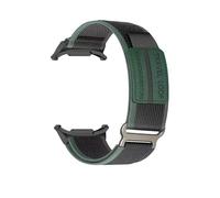 GUMMMY Correa de nailon para viaje para Samsung Galaxy Watch 7 Ultra 47 mm, correa deportiva para hombre para Galaxy 7 47 mm ultra, sin espacios, pulsera con extremo curvo(04 blue black)