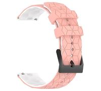 GUMMMY Correa de silicona de 20mm 22mm para Samsung Galaxy Watch 5/4 40 44mm Classic 42 46mm Active 2 pulsera deportiva para Forerunner265/255/245/645/754/735/945/955(Pink white,22MM)