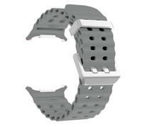 GUMMMY Nueva correa de silicona marina para reloj Samsung ultra 47mm pulsera sin huecos banda deportiva de dos tonos para Galaxy 7 correas de reloj ultra(GreyS)