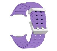 GUMMMY Nueva correa de silicona marina para reloj Samsung ultra 47mm pulsera sin huecos banda deportiva de dos tonos para Galaxy 7 correas de reloj ultra(PurpleS)