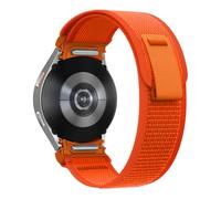 GUMMMY Para Samsung Galaxy Watch 7 6 5 4 44mm 40mm/FE/5 Pro 45mm Correa de nailon pulsera Watch6 Correa clásica 47mm 43mm(Orange,Watch 4 Classic 42mm)