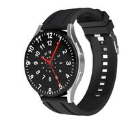 GUMMMY VISTA SMART PEDOMETER múltiples modos deportivos alerta de alerta de voz Bluetooth llamado HD Color REDONDE RED REDUCCIÓN(Silver)