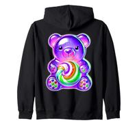 Gummy Bear Menta Caramelo Morado Sudadera con Capucha
