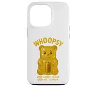 Gummy Bear Whoops Black Humor Candy Treat Sugar Carcasa para iPhone 13 Pro