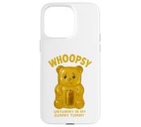Gummy Bear Whoops Black Humor Candy Treat Sugar Carcasa para iPhone 15 Pro MAX