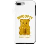Gummy Bear Whoops Black Humor Candy Treat Sugar Carcasa para iPhone 7 Plus/8 Plus