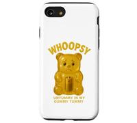 Gummy Bear Whoops Black Humor Candy Treat Sugar Carcasa para iPhone SE (2020) / 7/8