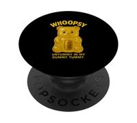 Gummy Bear Whoops Black Humor Candy Treat Sugar PopSockets PopGrip Adhesivo