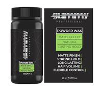 Gummy Powder Wax Matte Effect 20 g - Polvo de cera en polvo mate para un agarre y estructura de larga duración, efecto antigrasa, volumen y acabado natural, unisex