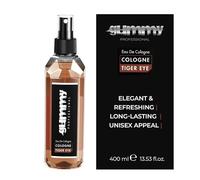 Gummy Tiger Eye Eau de Colonia Spray 400 ml - Agua aromática para después del afeitado con aroma distintivo de ojo de tigre - Agua de afeitar unisex - Colonia de peluquería para hombres y mujeres