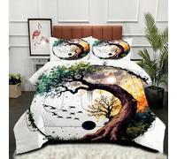 Gumntun Edredones Cama 150-220x240 cm Caballo Azul con Cielo Estrellado, Microfibra Esponjosa Impreso Edredón sin Funda, 3D Estampado Juego de Cama con 2 Funda de Almohada (50x75 cm)_B3461