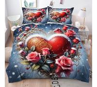 Gumntun Funda Nórdica 240x260 cm RatóN Animal Blanco, 3D Juego de Ropa de Cama, Fácil Cuidado Fundas de Edredón con 1 Funda Nórdica 240x260 cm & 2 Funda de Almohada 50x75 cm_B4242