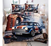 Gumntun Funda Nordica Cama 105-200x200 cm Banderas Coloridas, Transpirable Funda de Edredón Estampada 3D, 3 Piezas Microfibra Suave Juego de Ropa de Cama para Todas Las Estaciones_4980a