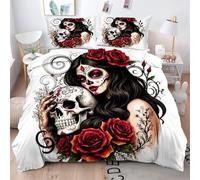 Gumntun Funda Nordica Cama 150-220x240 cm Notas Musicales ArcoíRis, 3 Piezas Transpirable Microfibra Juego de Ropa de Cama, Exquisito Realista 3D Funda de Edredón para Dos Personas_B3551