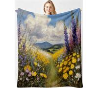Gumntun Manta 3D 180x220 Flor De Nube Blanca para Alla Camera da Letto-A98
