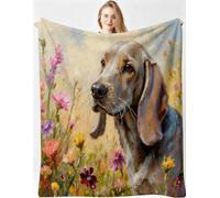 Gumntun Manta 3D 180x220cm Perro Florido para Alla Camera da Letto-A99