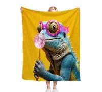 Gumntun Manta Polar Cama 150 Perro MarróN 3D, Plaid Mantitas Sofa para Cama Suave y Peluda de Doble Cara, Manta de Sofá de Cama o de Sala de Estar - 220x240 cm_B9407