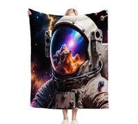 Gumntun Mantas Cama 90-150x200 cm Joven Astronauta, Manta Microfibra Suave para Sofá y Cama, Ultra Suave Frazada Personalizada para Mujeres Hombres Parejas y Familias_25163a