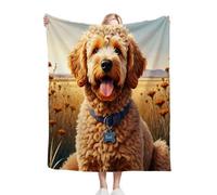 Gumntun Mantas Cama 90-150x200 cm Perro Osito MarróN 3D, Manta Microfibra Suave para Sofá y Cama, Ultra Suave Frazada Personalizada para Mujeres Hombres Parejas y Familias_21119a