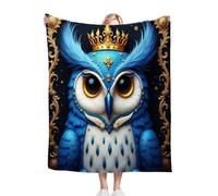 Gumntun Mantas para Sofa 135x150 BúHo Azul, Mantas para Sofá de Franela Suave, Adultos Niños Viajes Franela Mantitas para Toda Estación - 135x150 cm