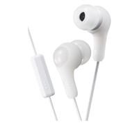 GUMY PLUS: Auriculares intraustrales con micrófono y control remoto - compatibles con IOS y Android, imán de neodimio de 11 mm - Blanco