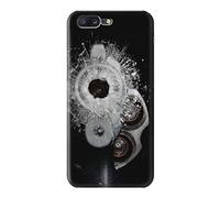 Gun Bullet Hole Glass Funda Carcasa Case para OnePlus 5