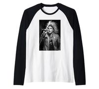 Gun Club Jeffrey Lee Pierce En Vivo por David Corio Camiseta Manga Raglan
