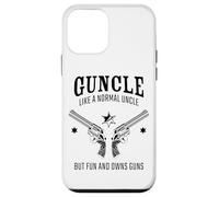 Guncle, Like a Normal Uncle But Fun and Owns Guns Carcasa para iPhone 12 mini