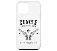 Guncle, Like a Normal Uncle But Fun and Owns Guns Carcasa para iPhone 12 Pro Max