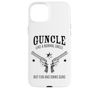 Guncle, Like a Normal Uncle But Fun and Owns Guns Carcasa para iPhone 15 Plus