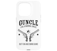 Guncle, Like a Normal Uncle But Fun and Owns Guns Carcasa para iPhone 15 Pro